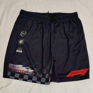 Formula 1 Racing Mesh Shorts 6"